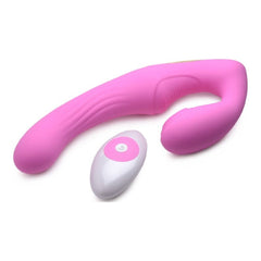 U-Pulse Strapless Strap-On w Remote Pink