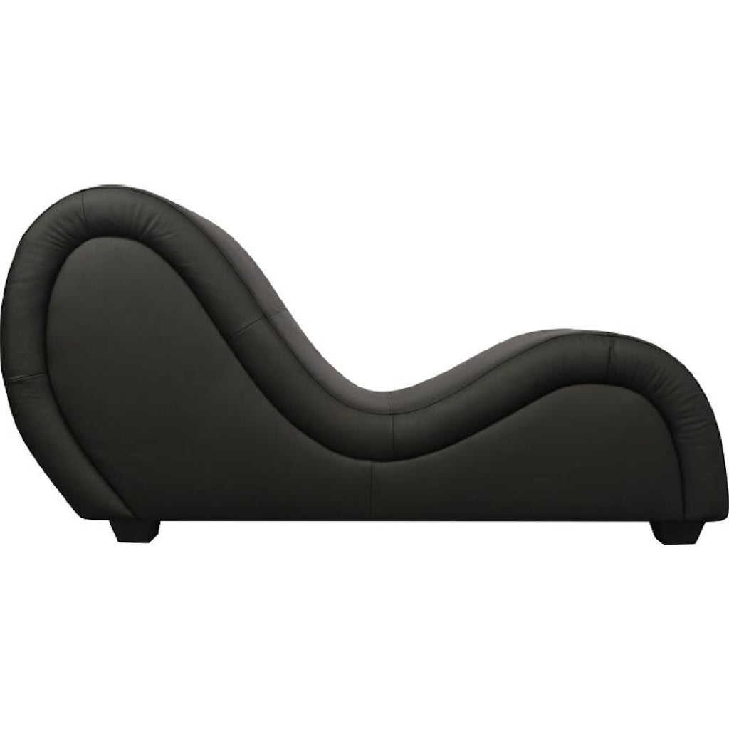 Kama Sutra Chaise Love Lounge Leather Black