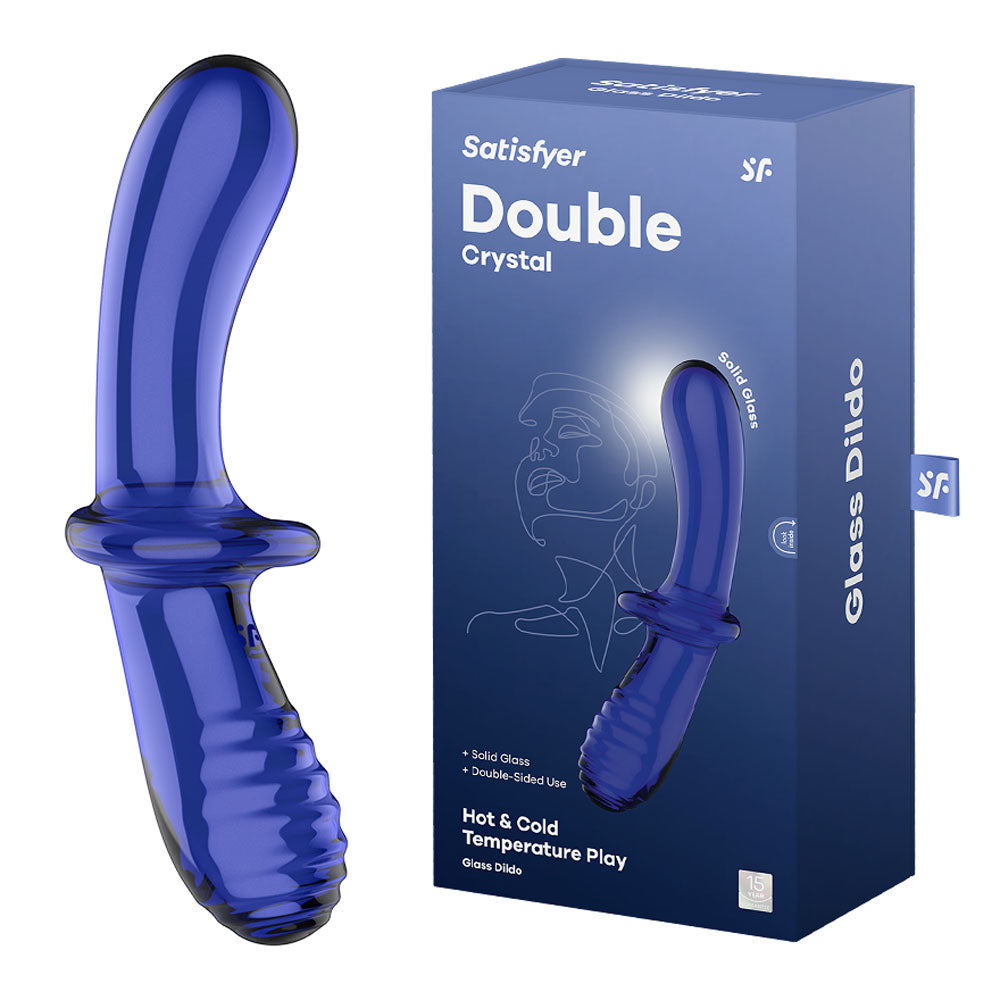 Satisfyer Double Crystal - Blue