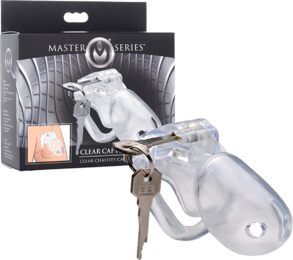 Clear Captor Chastity Cage - Large