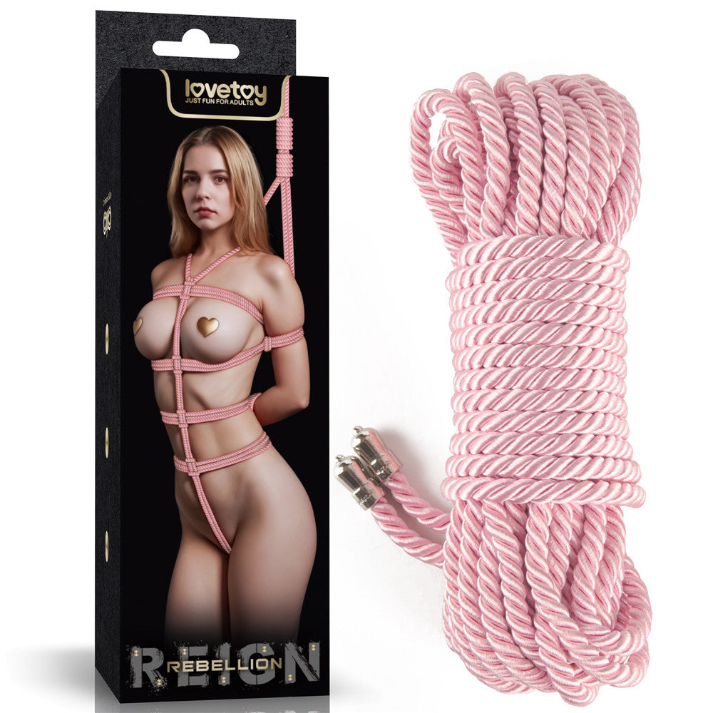 Rebellion Reign Silky Bondage Rope - Pink